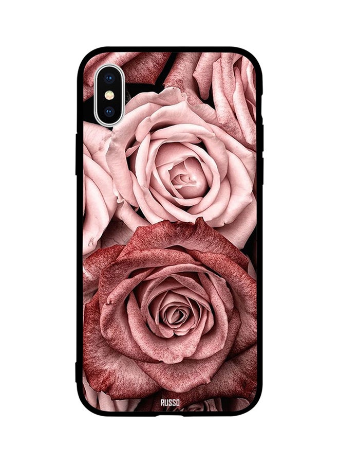 CIELITO - Protective Case Cover For Apple iPhone XS Beautiful Pink Roses - Image 1