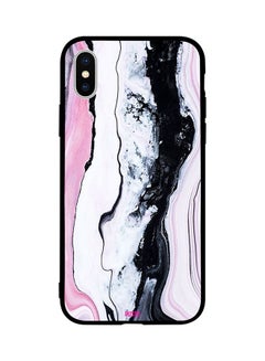 Protective Case Cover For Apple iPhone XS Water Like Marble Pattern