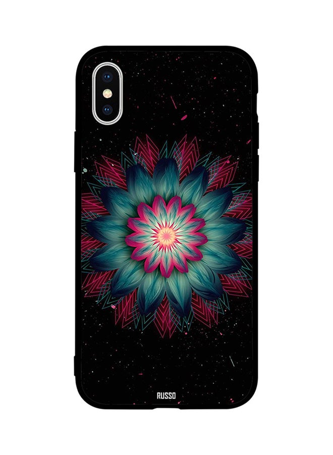 CIELITO Protective Case Cover For Apple iPhone XS Beautiful Flower Concept Art