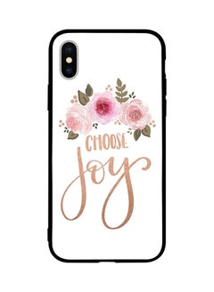 Protective Case Cover For Apple iPhone XS Choose Joy