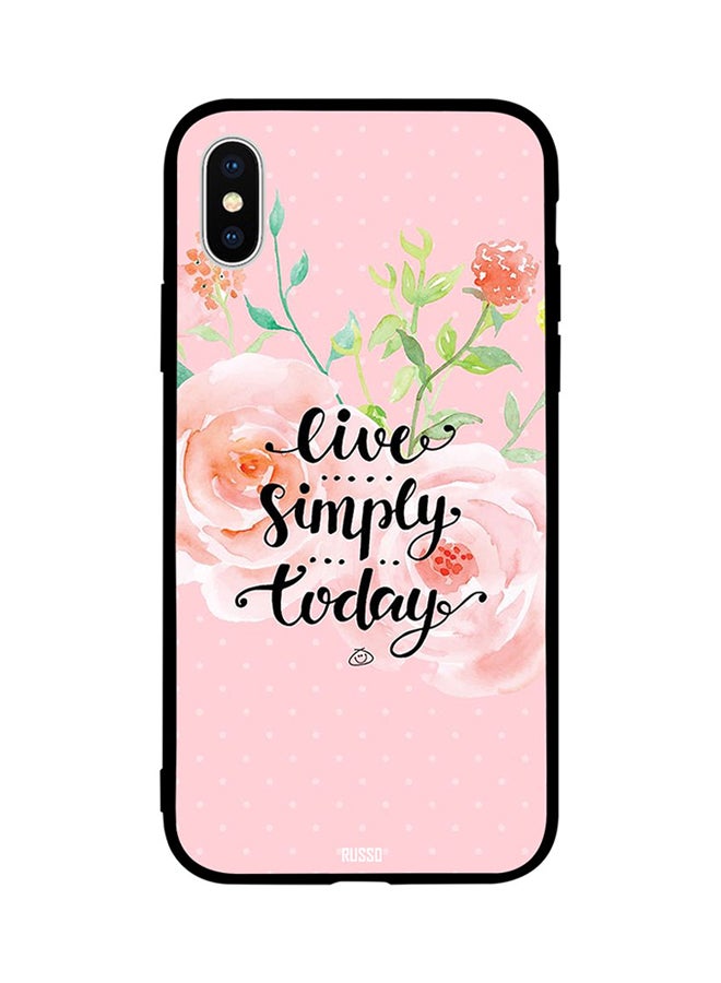 CIELITO Protective Case Cover For Apple iPhone XS Live Simple Today