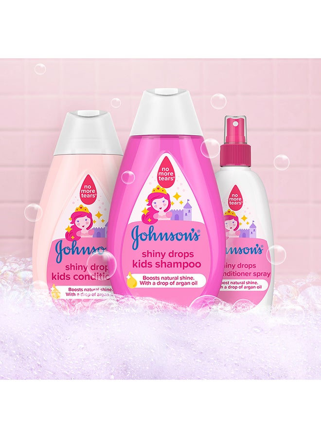 Johnson's - No More Tears Kids Shiny Drops Shampoo With Drop Of Argan Oil- 750 ml - Image 1