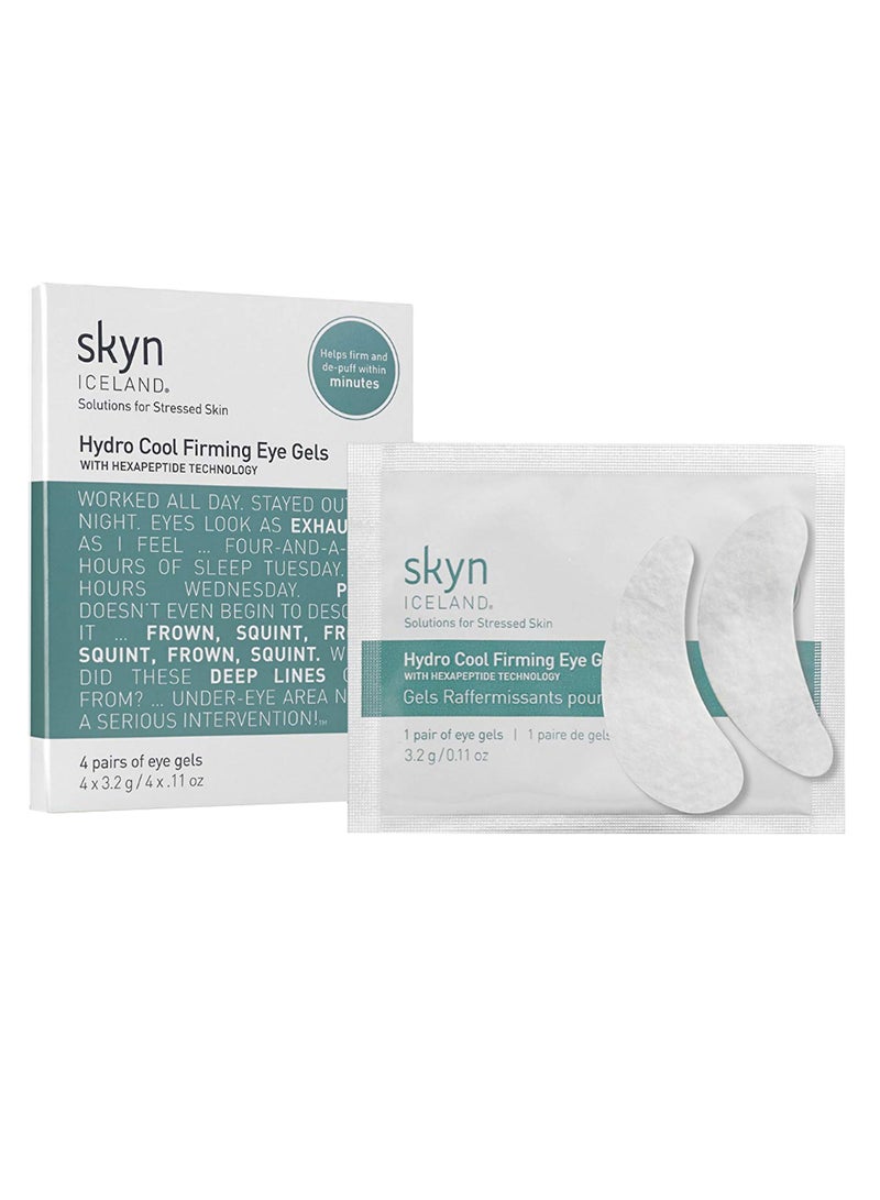 مجموعة من 4 عبوات جل شد العينين هايدرو كول