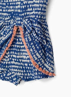 IKKS Heart Print Playsuit Blue  - Image 3