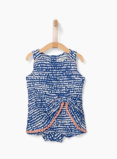 IKKS Heart Print Playsuit Blue  - Image 1
