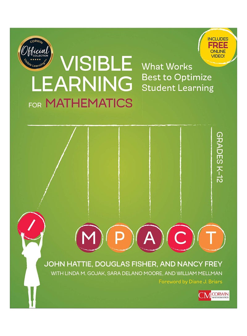 Visible Learning For Mathematics, Grades K-12 Paperback English by John Hattie - 42643 