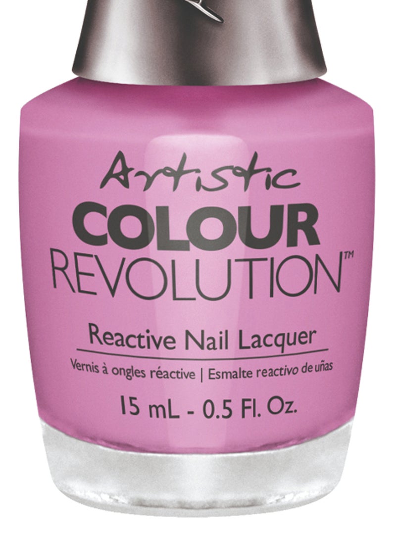 ARTISTIC Colour Revolution Reactive Nail Lacquer Gnarly In Pink - Image 2