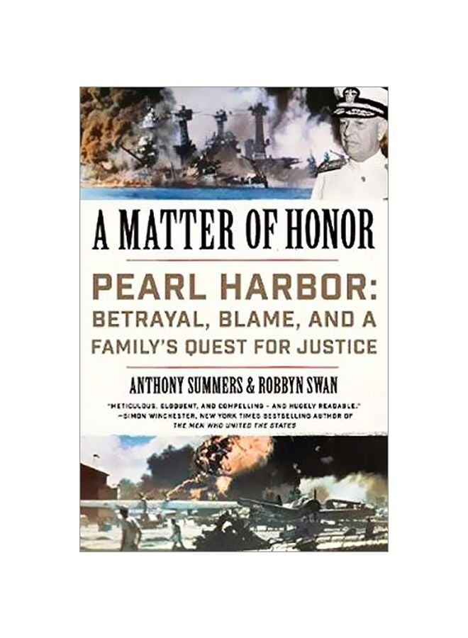 A Matter Of Honor: Pearl Harbor: Betrayal, Blame, And A Family's Quest For Justice paperback english - 28-Dec-17