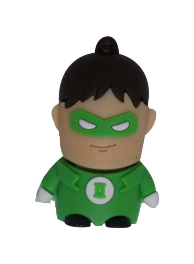 Green Lantern Shaped Flash Memory Drive 32 GB
