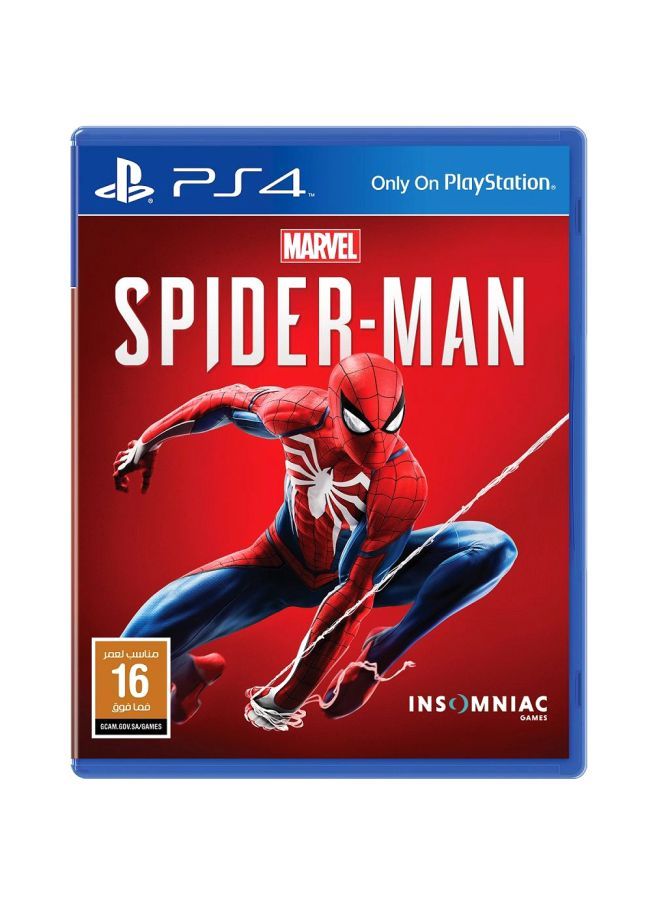 إنسومنياك جيمز - لعبة الفيديو "Spider-Man" (باللغة الإنجليزية/ العربية) - (إصدار المملكة العربية السعودية) - مغامرة - بلاي ستيشن 4 (PS4) - Image 1