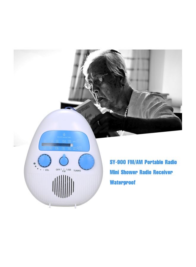 SY-900 Radio Receiver V7327 White/Blue  - Image 3