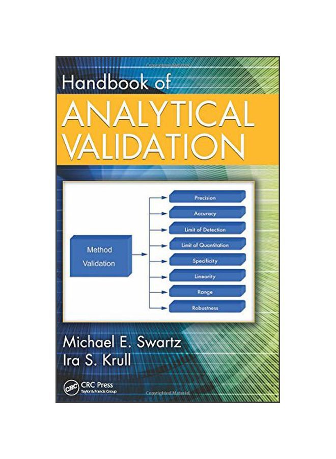 Handbook Of Analytical Validation Hardcover English by Michael E. Swartz - 41059 