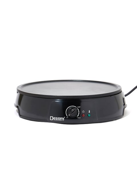 2-In-1 Non-Stick Crepe Maker 1200 W 9000 Black