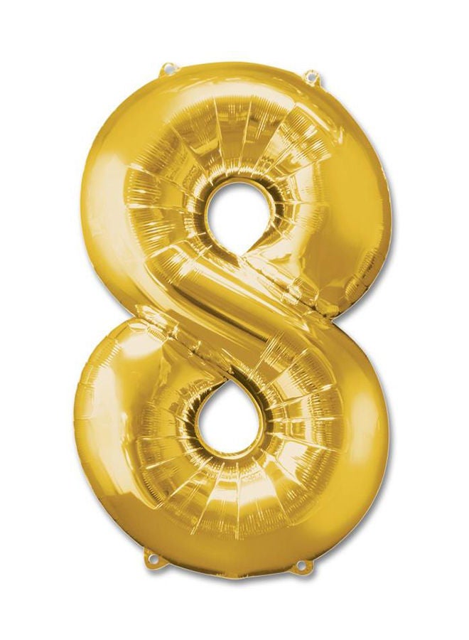 Number 8 Birthday Party Decoration Foil Balloon 35inch 