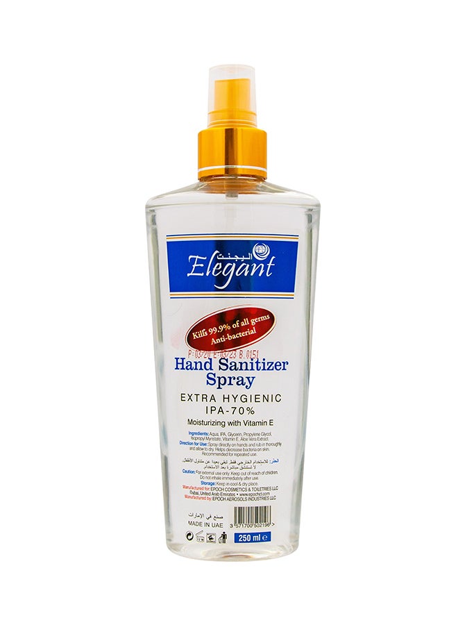 Elegant Extra Hygenic Hand Sanitizer Spray 250ml 