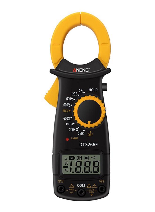ANENG Digital Clamp Handheld Multimeter Black/Yellow  - Image 1