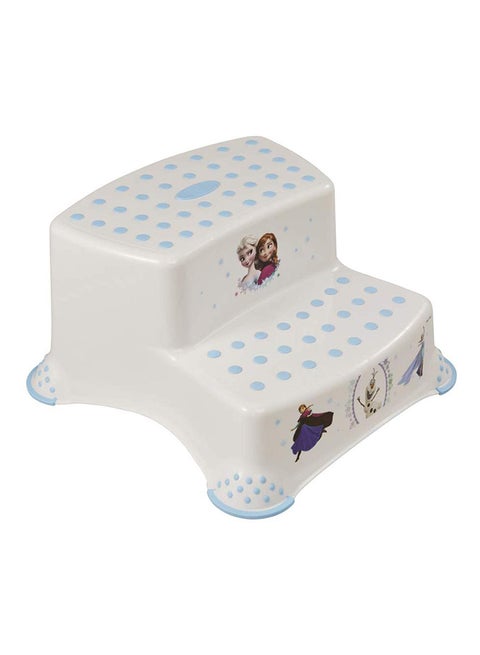 Anti-Slip Printed Double Step Stool