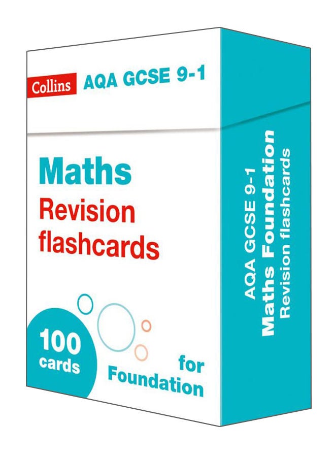Collins Gcse 9-1 Revision - New Aqa Gcse 9-1 Maths Foundation Revision Flashcards Board Book English by Collins Gcse - 43721