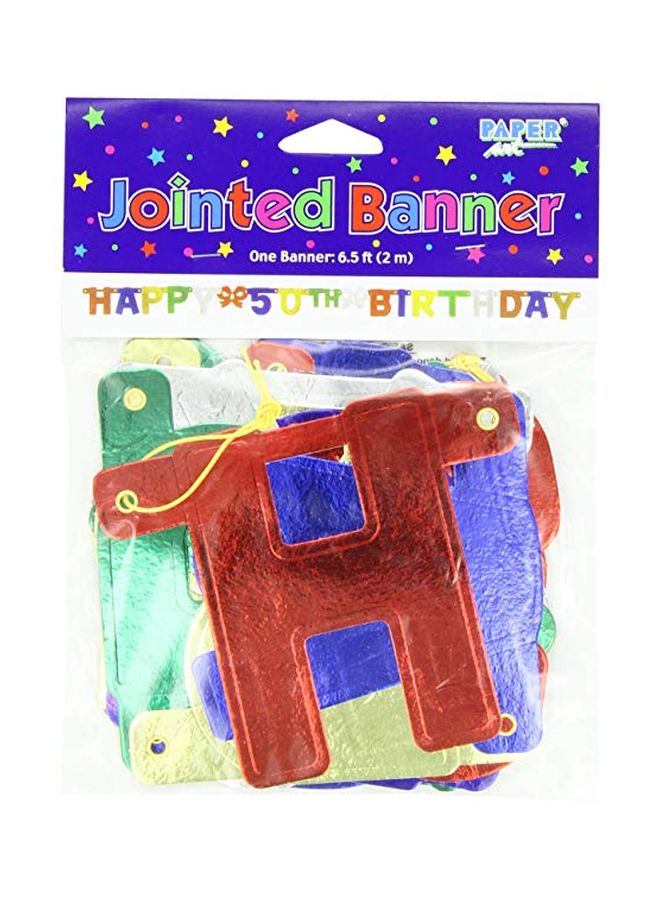 CREATIVE CONVERTING Creative Converting Party Decoration Jointed Banner 290051  - Image 2
