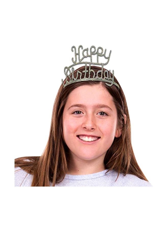 Glittered Metal Happy Birthday Tiara 60630 - v1584345390/N35537747A_2