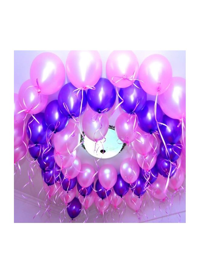 LOKMAN 100-Piece Latex Metallic Balloons 12inch - Image 3