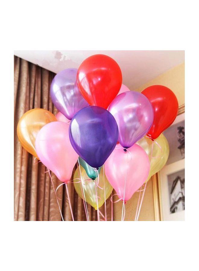 LOKMAN 100-Piece Latex Metallic Balloons 12inch - Image 4