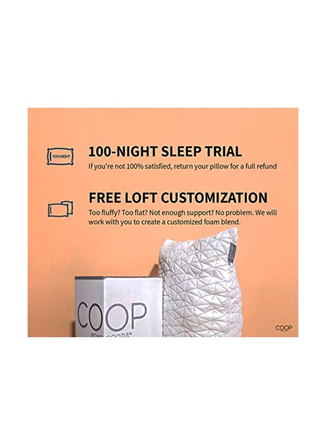 Viscoelastic Foam Pillow White
