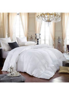 Egyptian Bedding Cotton Comforter White  - Image 1