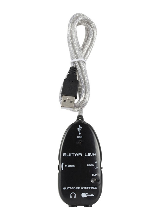 موصل صوت بكابل توصيل من الجيتار إلى واجهة USB - Image 1