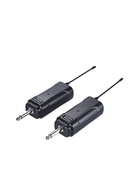 2-Piece UHF Electric Guitar Wireless Audio System Transmitter + Receiver Set