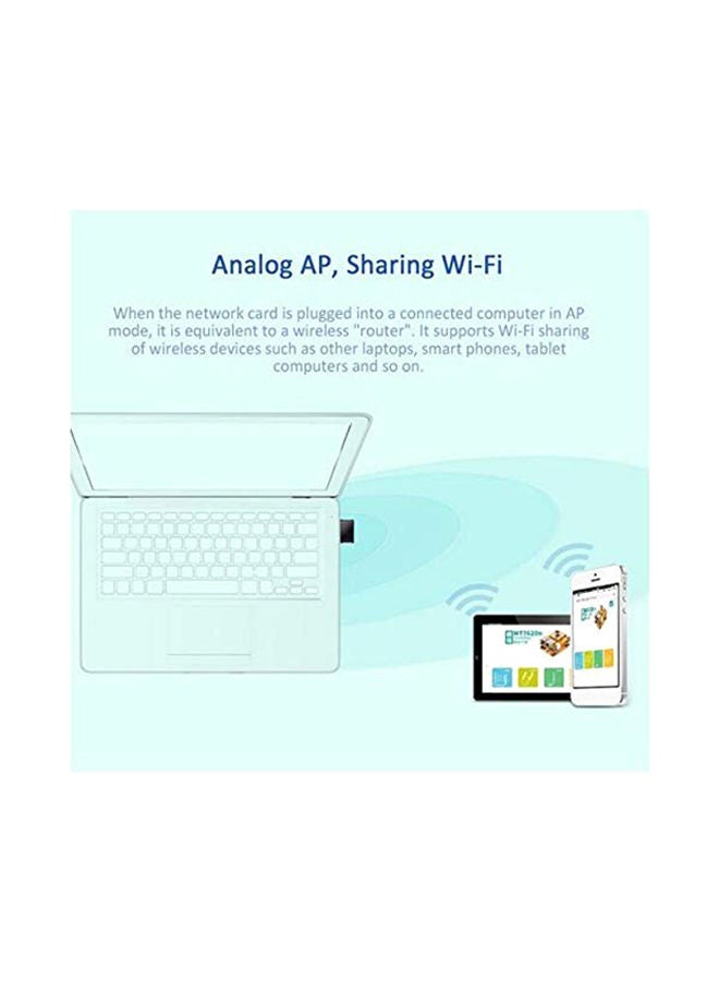 Generic Wireless Router Black/Silver  - Image 4