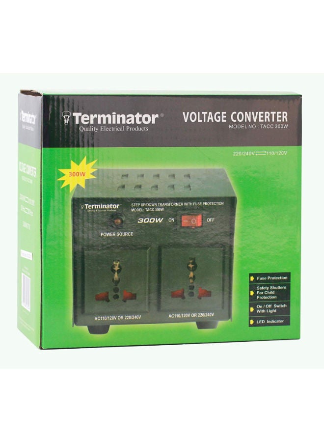 Terminator AC To AC Dual Voltage Converter Black - Image 2