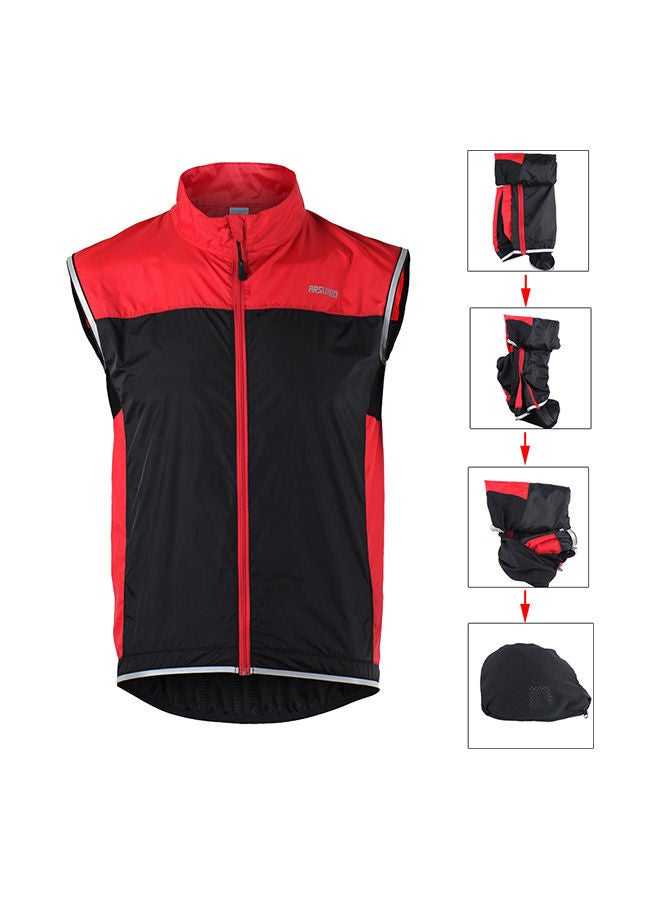 ARSUXEO Ultrathin Coat Jacket Running Cycling Windproof Vest - Image 5
