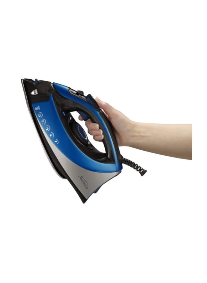 Sunbeam - Turbo Steam Iron 1500W 1500.0 W GCSBCS-200-000 Blue/Black - Image 1