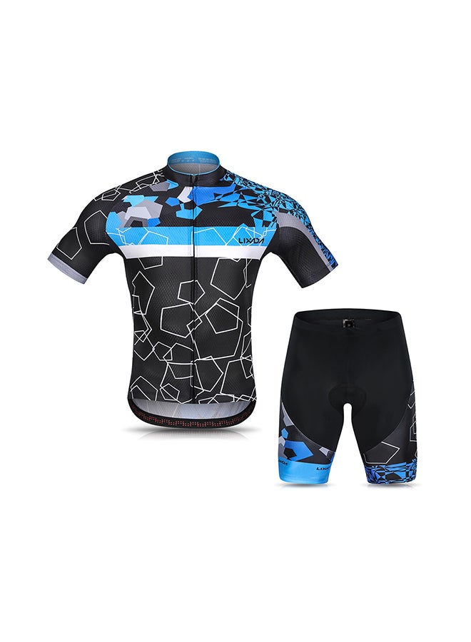 LIXADA - Breathable Quick-Dry Shirt And Gel Padded MTB Cycling Jersey Set - Image 1