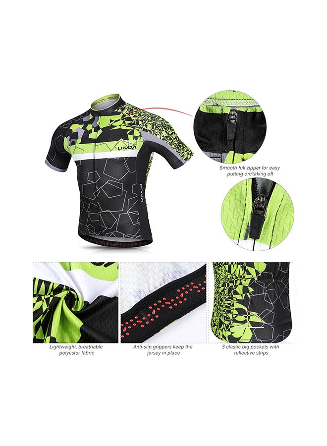 LIXADA - Breathable Quick-Dry Shirt And Gel Padded MTB Cycling Jersey Set - Image 1