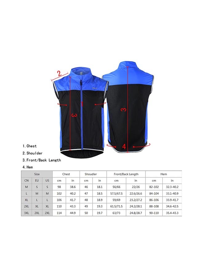 ARSUXEO Ultrathin Running Cycling Windproof Vest - Image 2