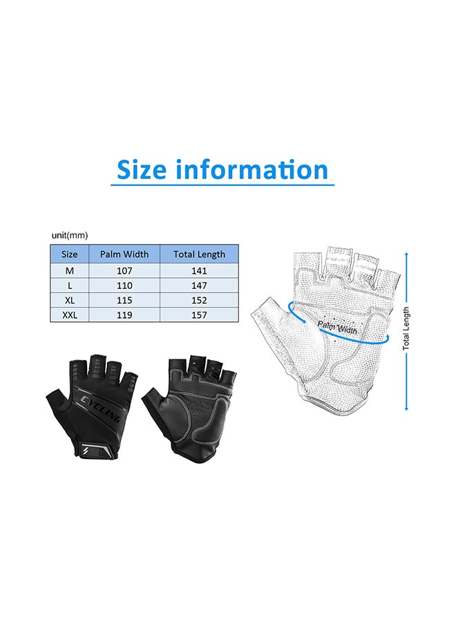 Half Finger Outdoor Sports Gloves 16 X 12cm - Image 2
