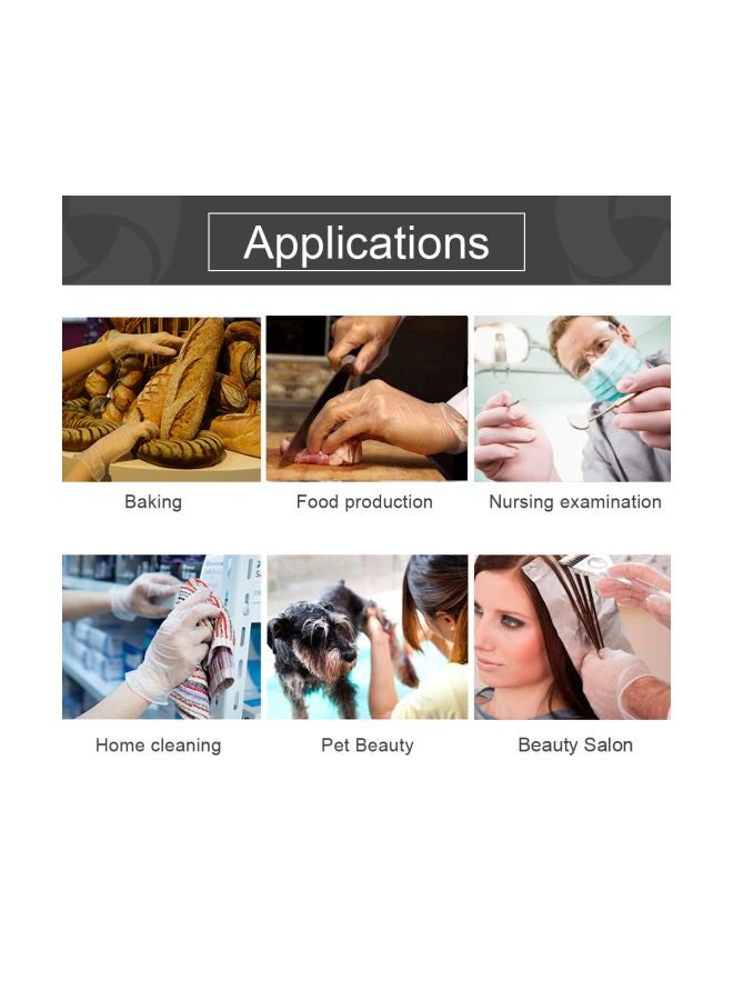 100-Piece Disposable Vinyl Examination Gloves - Image 5