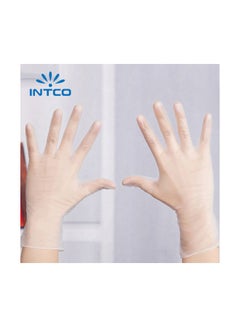 Generic 100-Piece Disposable Vinyl Examination Gloves Clear XL  - Image 3