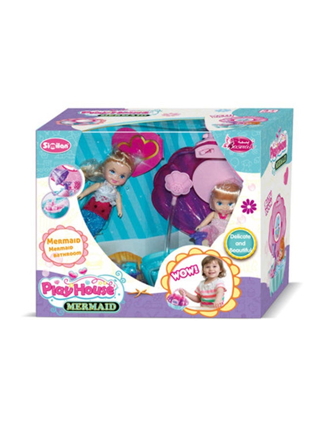Basmah Mermaid Playhouse Set 18x48x18cm - Image 1