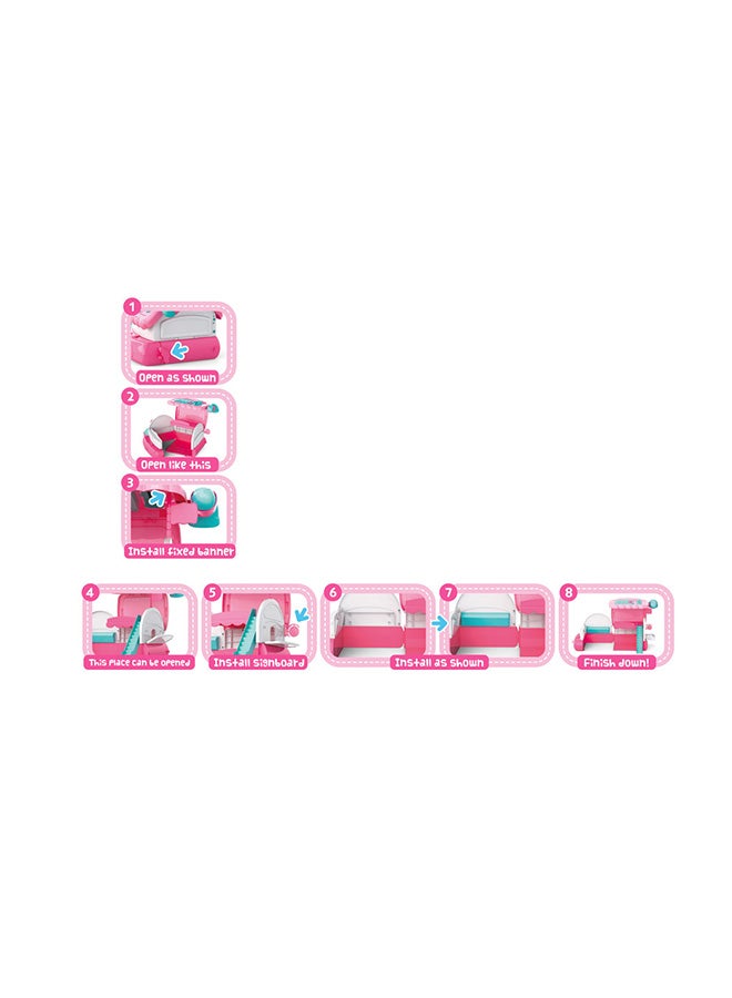 Basmah Cash Register Pretend Play Set 21x48x21cm - Image 4