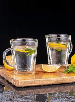 BLACKSTONE 2-Piece Double Wall Glass Tumbler Clear 250ml  - Image 3