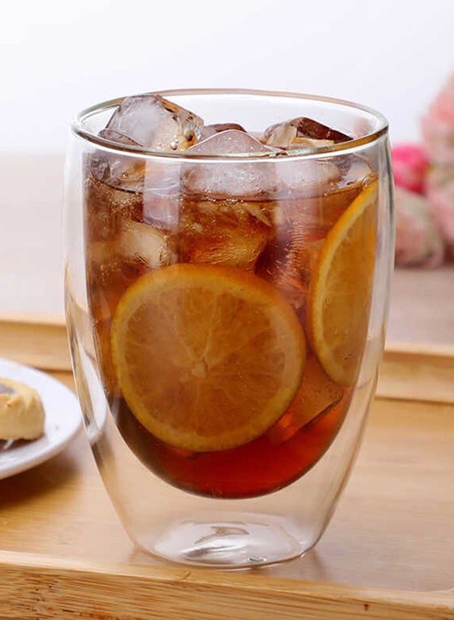 BLACKSTONE - 2-Piece Double Wall Glass Tumbler Clear 350ml - Image 1