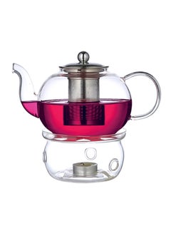 Borosilicate Glass Teapot Clear 1Liters