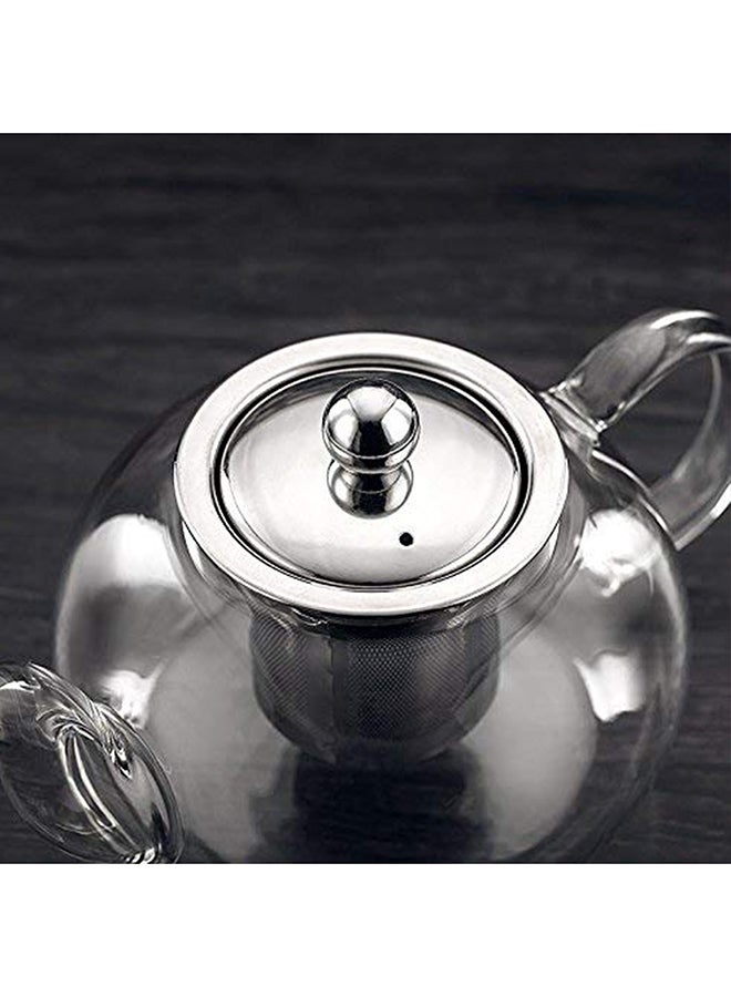 BLACKSTONE - Borosilicate Glass Teapot Clear 1Liters - Image 1