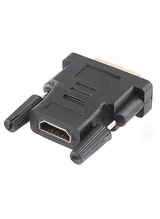 محول انثى اتش دي ام اي الى دي في اي دي ذكر أسود/ذهبي - Image 3