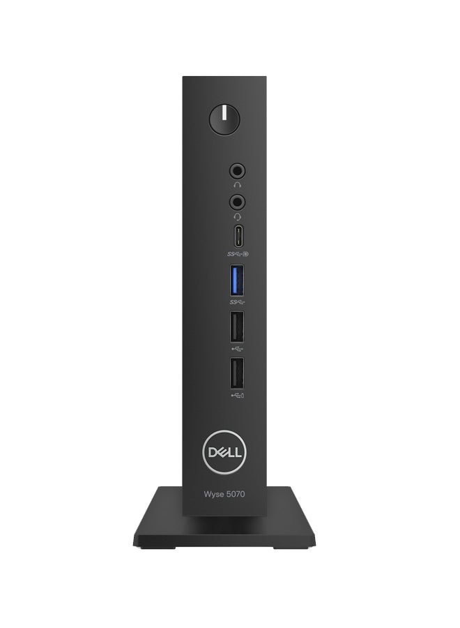 DELL - WYSE 5070 Thin Client Tower PC With Celeron Processor/8GB RAM/32GB eMMC Flash Drive/Intel UHD Graphics 600 Black - Image 1