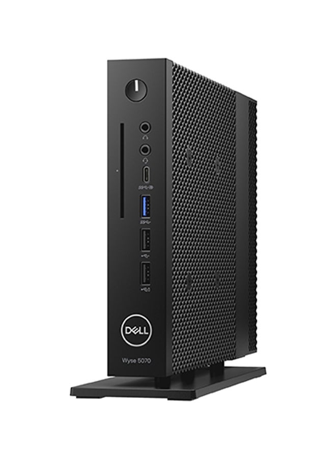 DELL - WYSE 5070 Thin Client Tower PC With Celeron Processor/8GB RAM/32GB eMMC Flash Drive/Intel UHD Graphics 600 Black - Image 1
