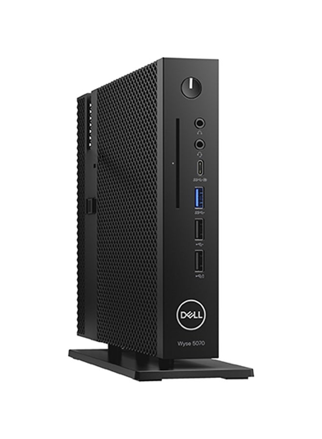 DELL - WYSE 5070 Thin Client Tower PC With Celeron Processor/8GB RAM/32GB eMMC Flash Drive/Intel UHD Graphics 600 Black - Image 1